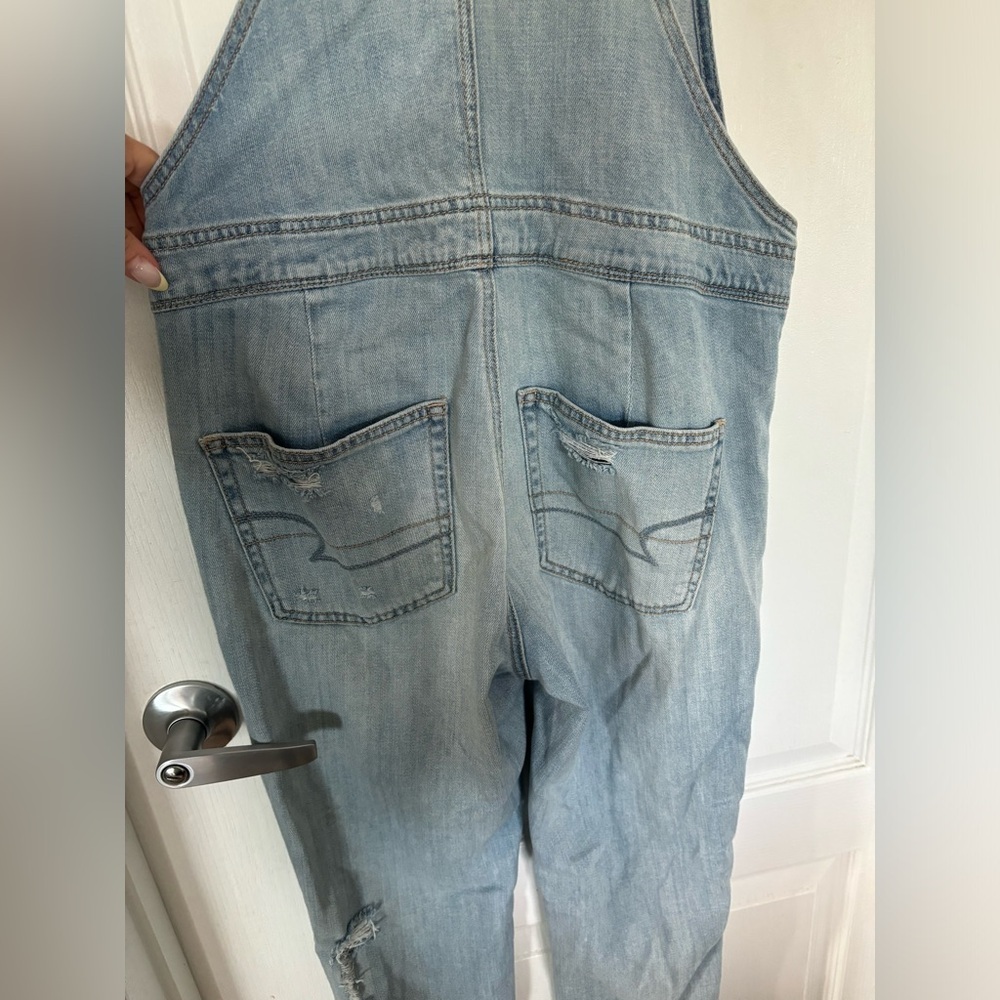AMERICAN EAGLE Distressed  Overalls - Picture 4 of 6